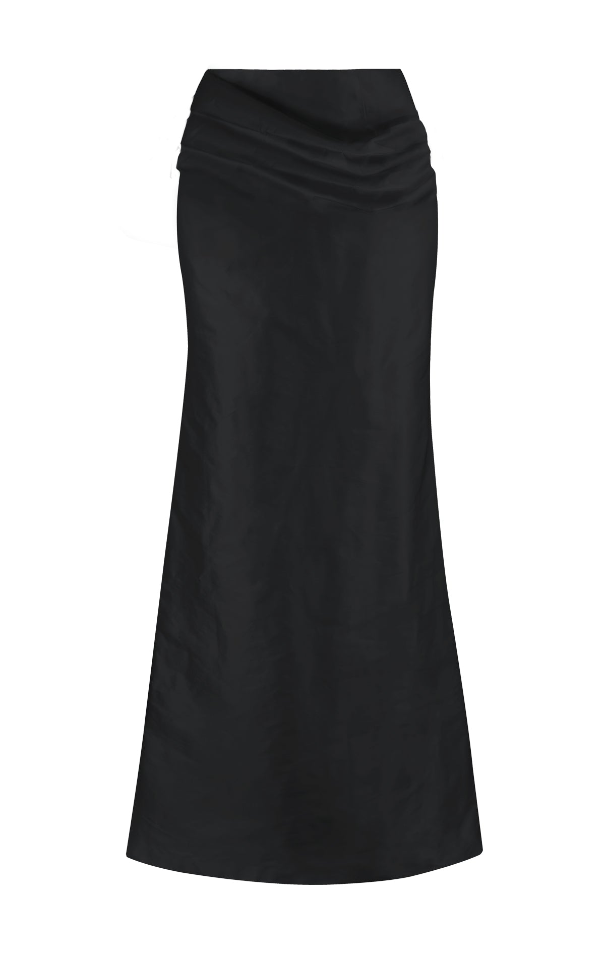 Brielle Silk Draped Skirt