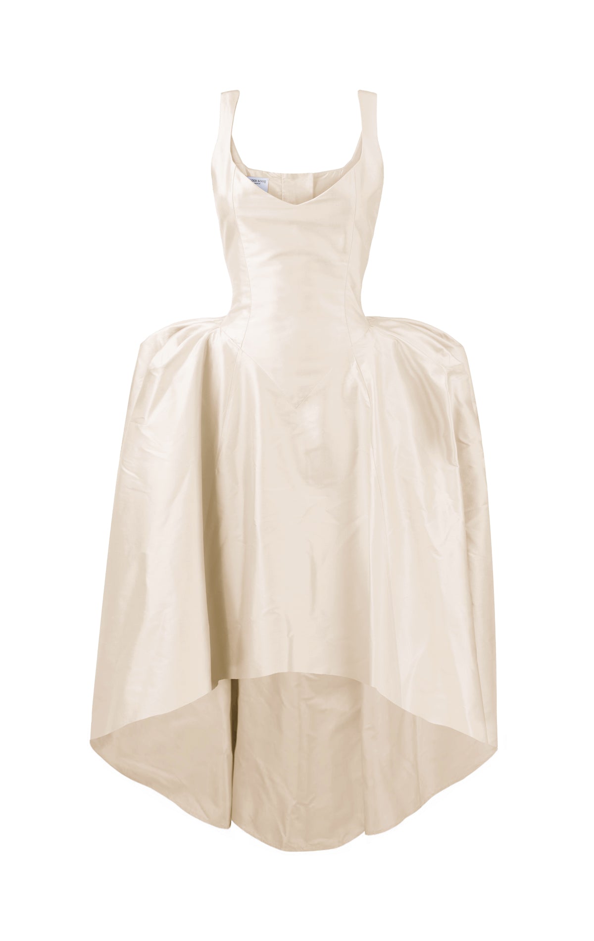 Franka Formal Champagne Sleeveless Silk Mini Dress
