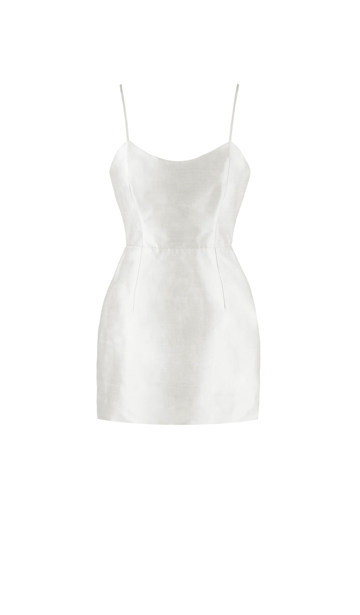 White Spaghetti Strap Short Dress White Lace Satin Bow Mini Dress self-portrait-US White Spaghetti Strap Short Dress White Lace Satin Bow Mini Dress self-portrait-US