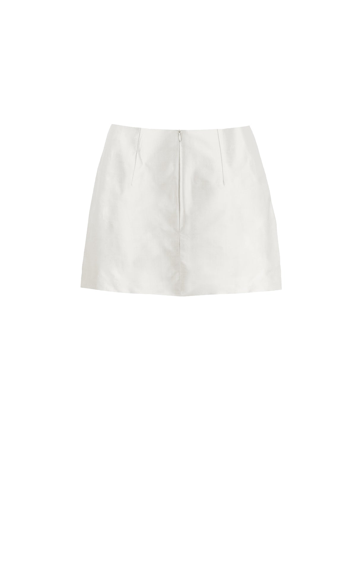 Brielle Silk Draped Mini Skirt
