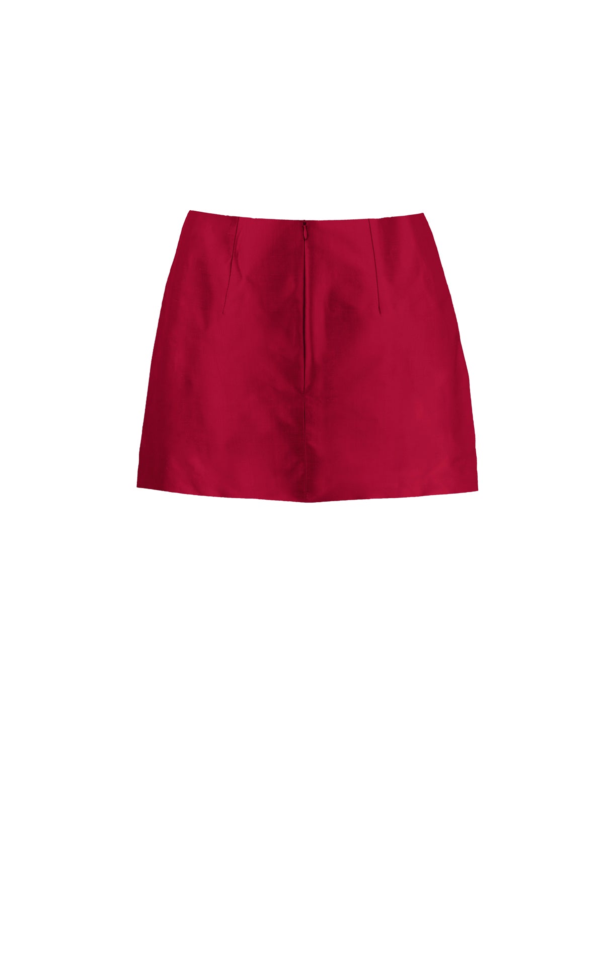 Brielle Silk Draped Mini Skirt