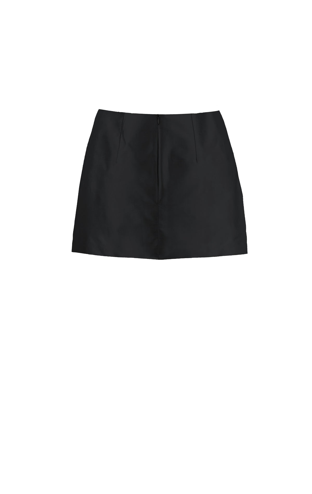 Brielle Silk Draped Mini Skirt
