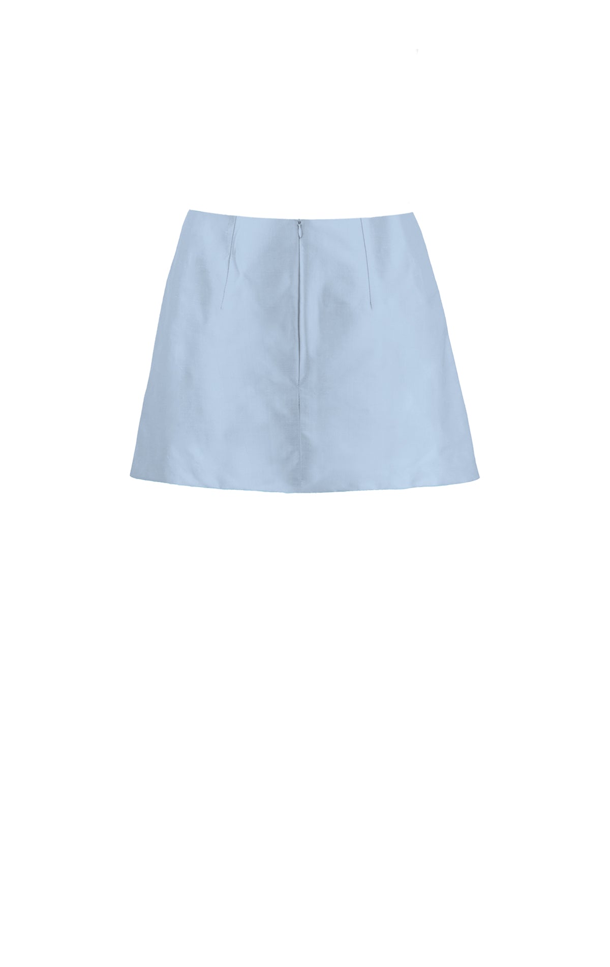 Brielle Silk Draped Mini Skirt