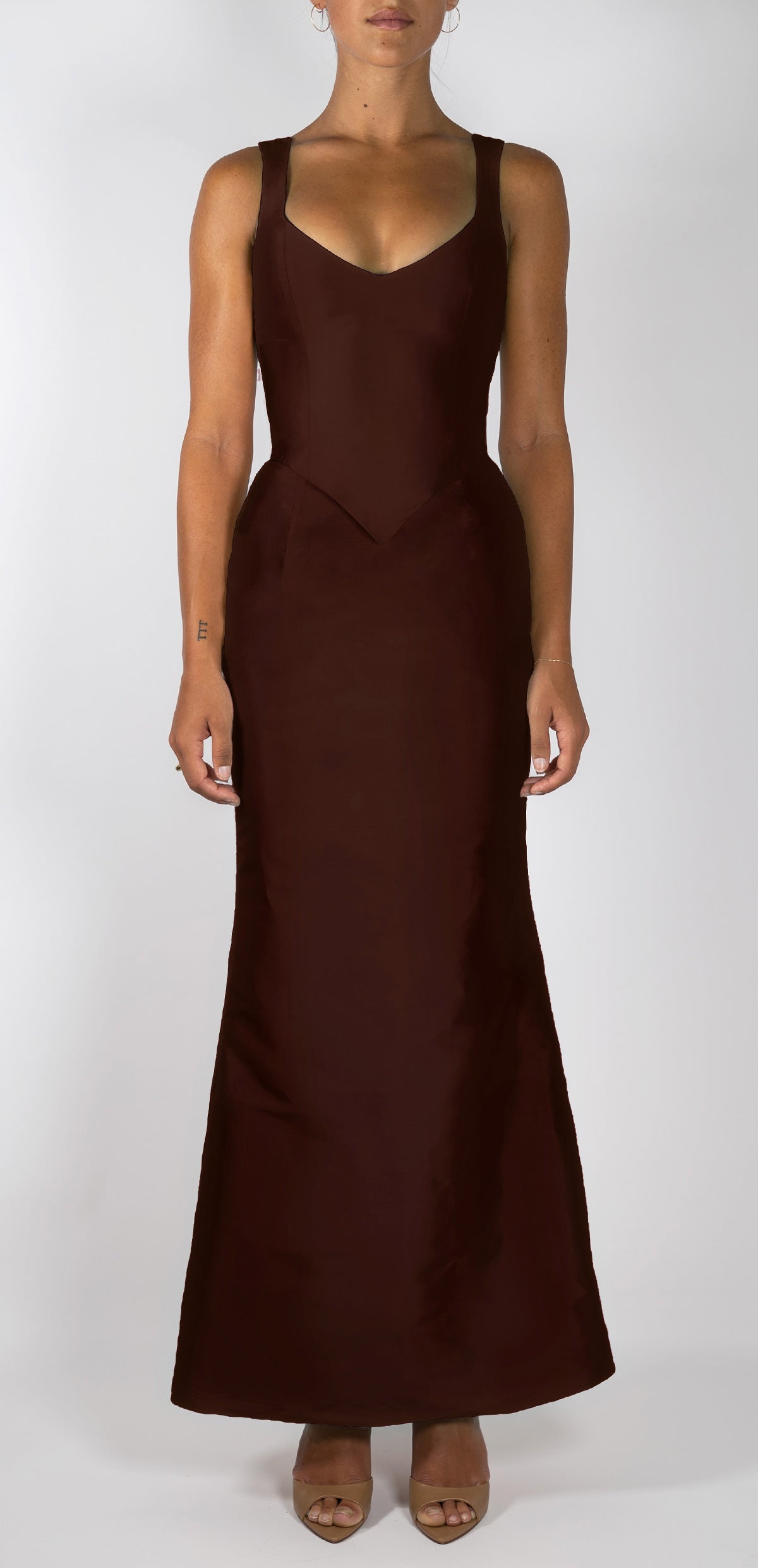 Femke Silk Fluted Skirt