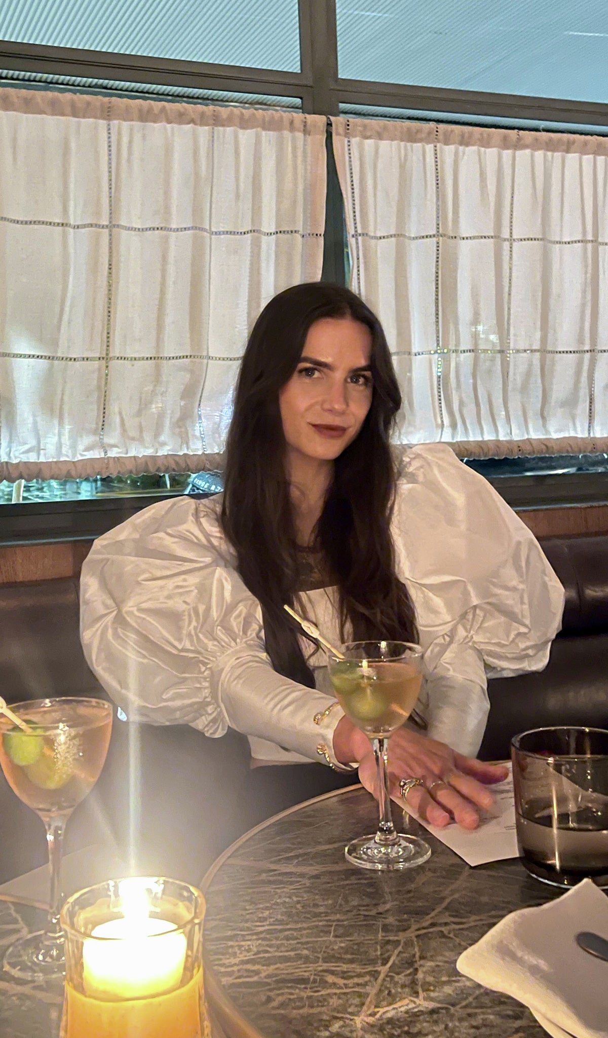 Issy Silk Volume Sleeve Top