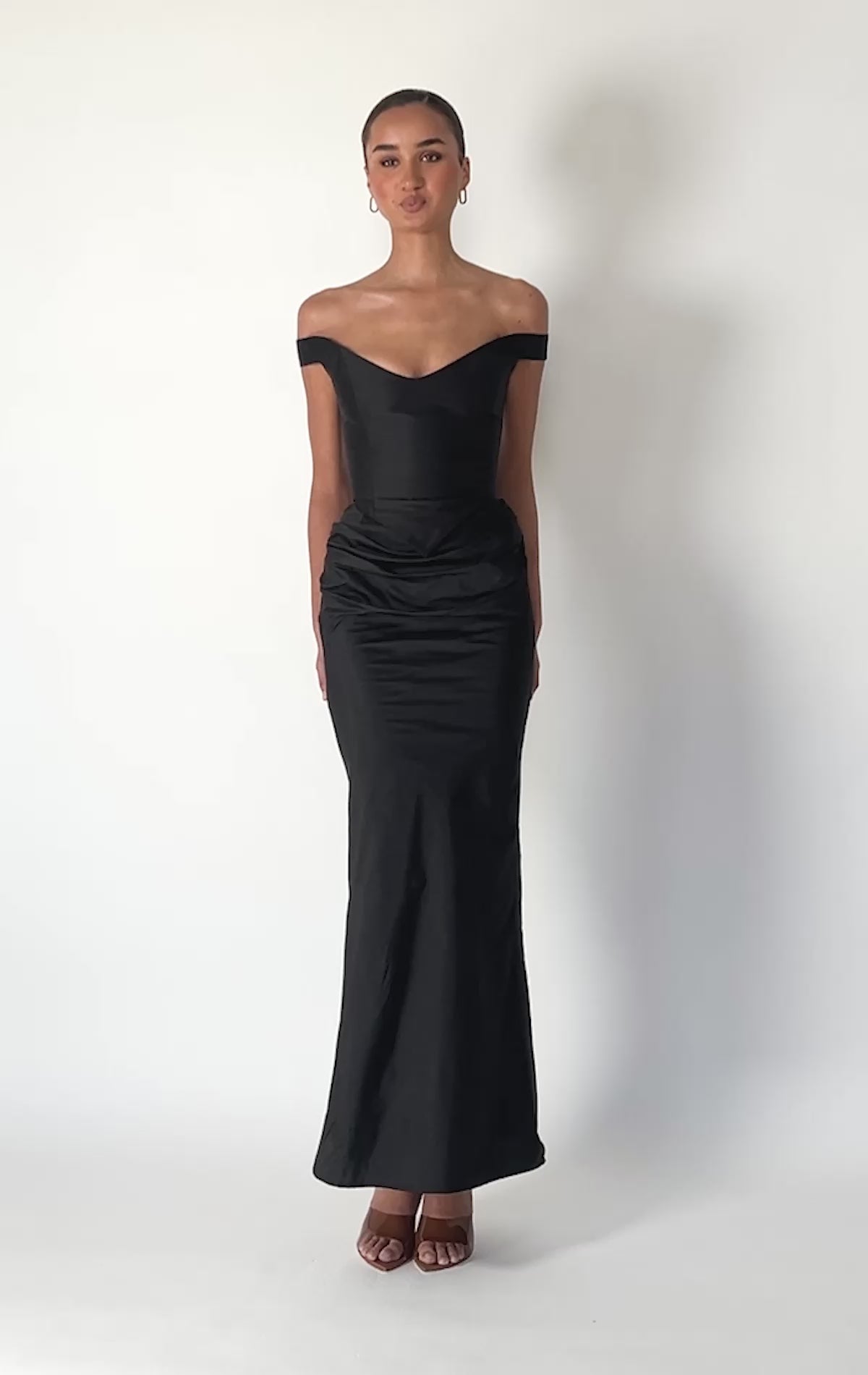 KIREEK BLACK LABEL 　SOPHIA Sophie Racerback Tank Dress - Black | The Line by K