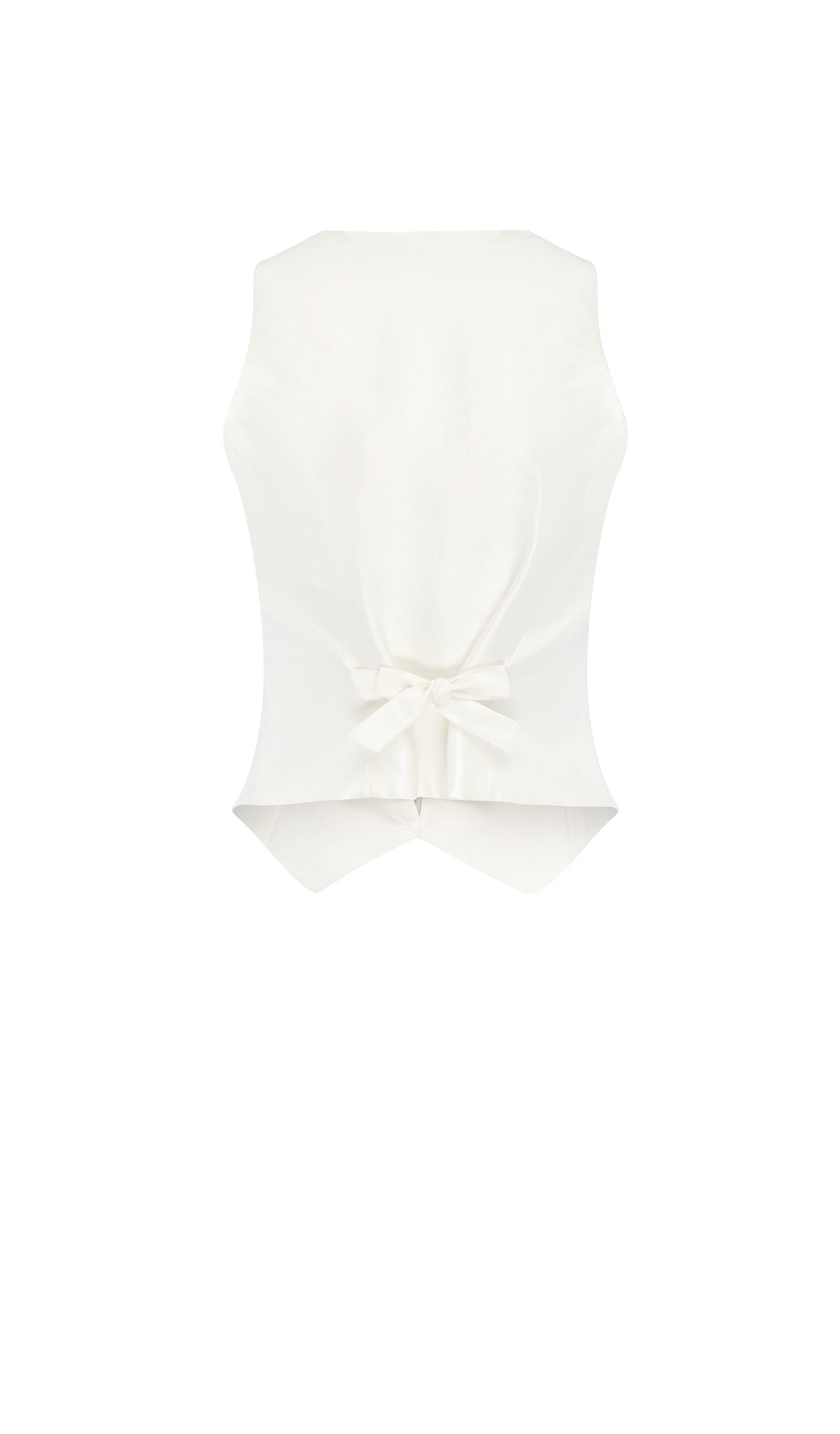 Silk Button Front Waist Coat