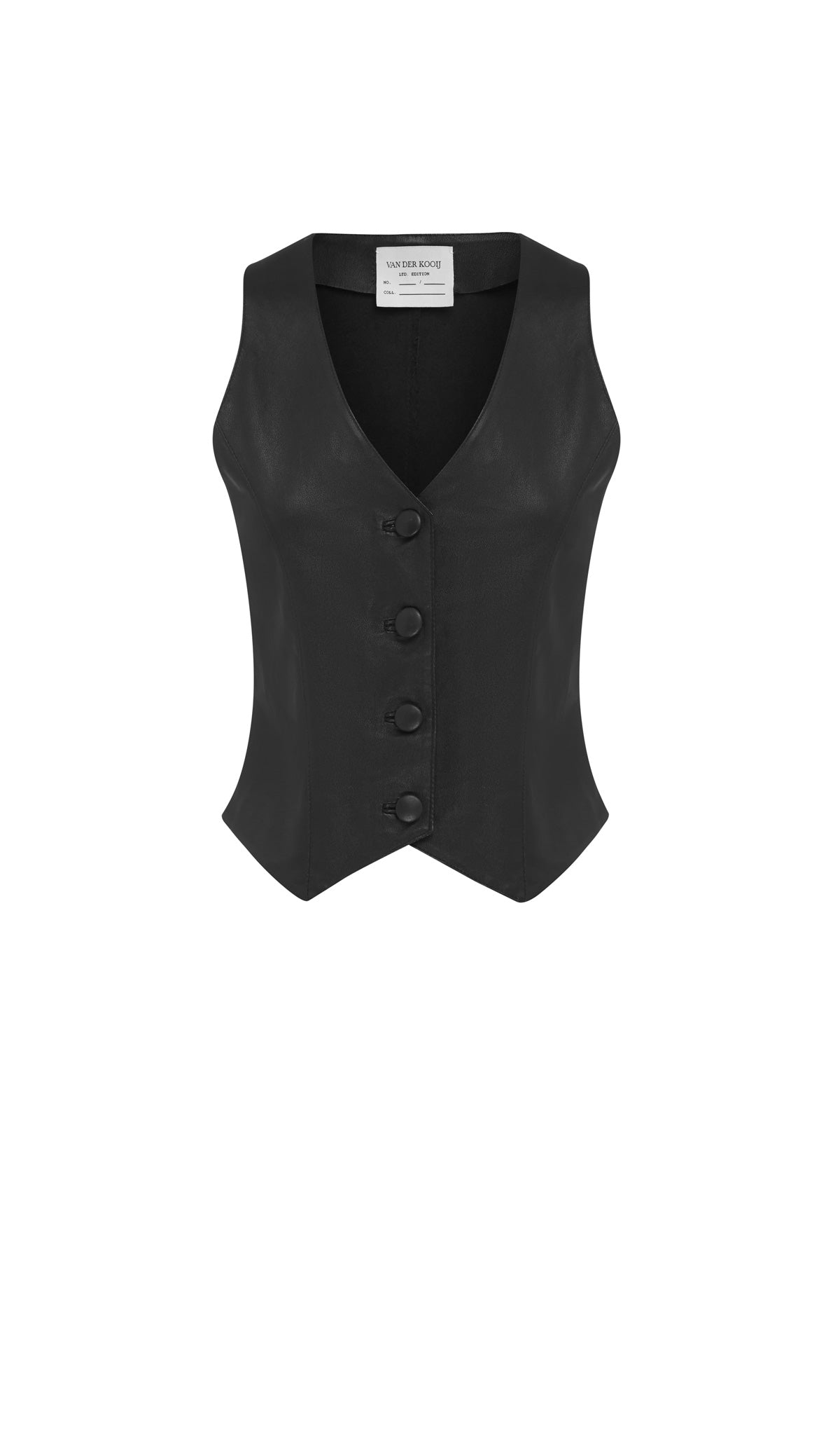 Stretch Leather Vest