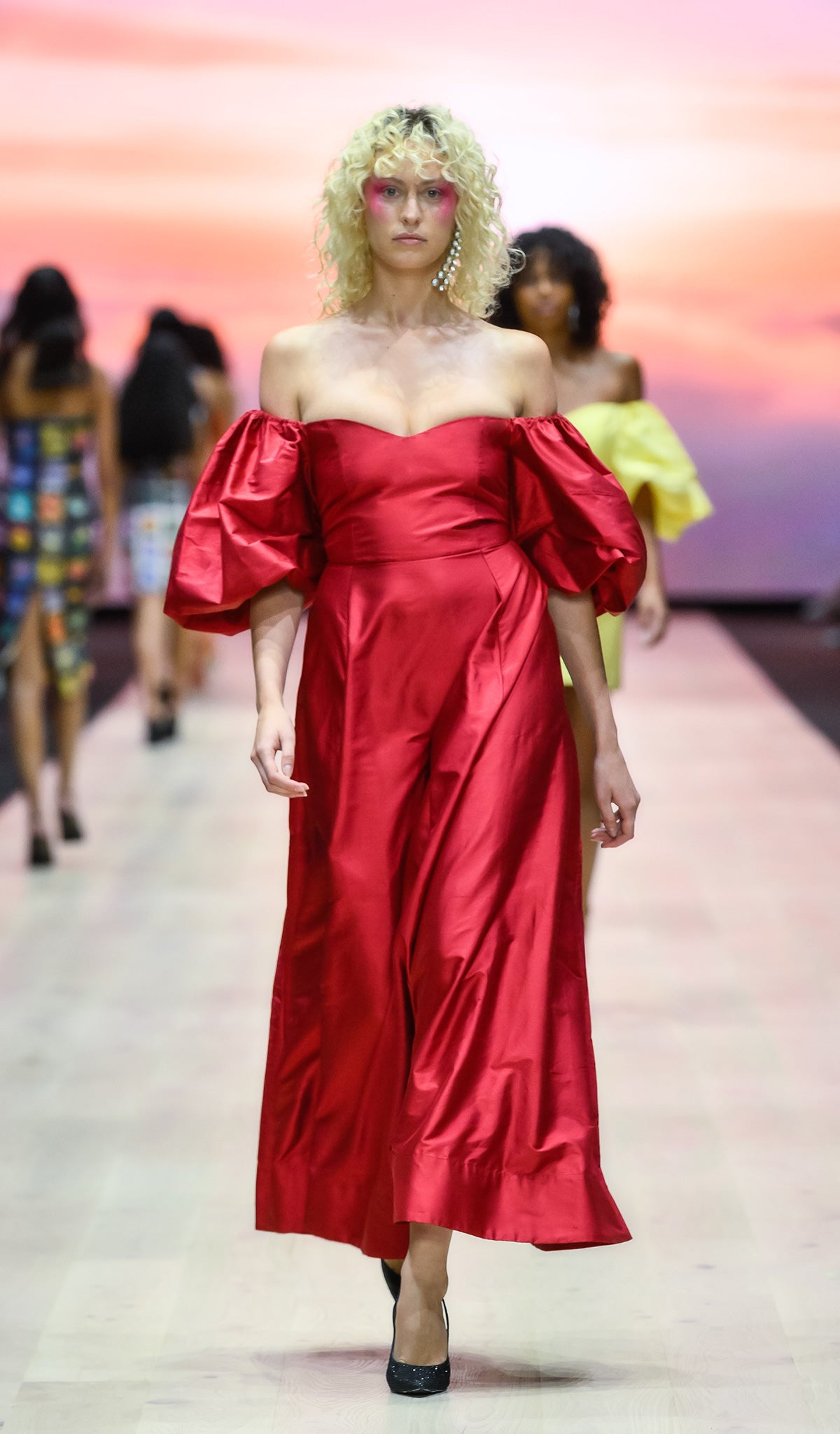 Edie Volume Sleeve Gown