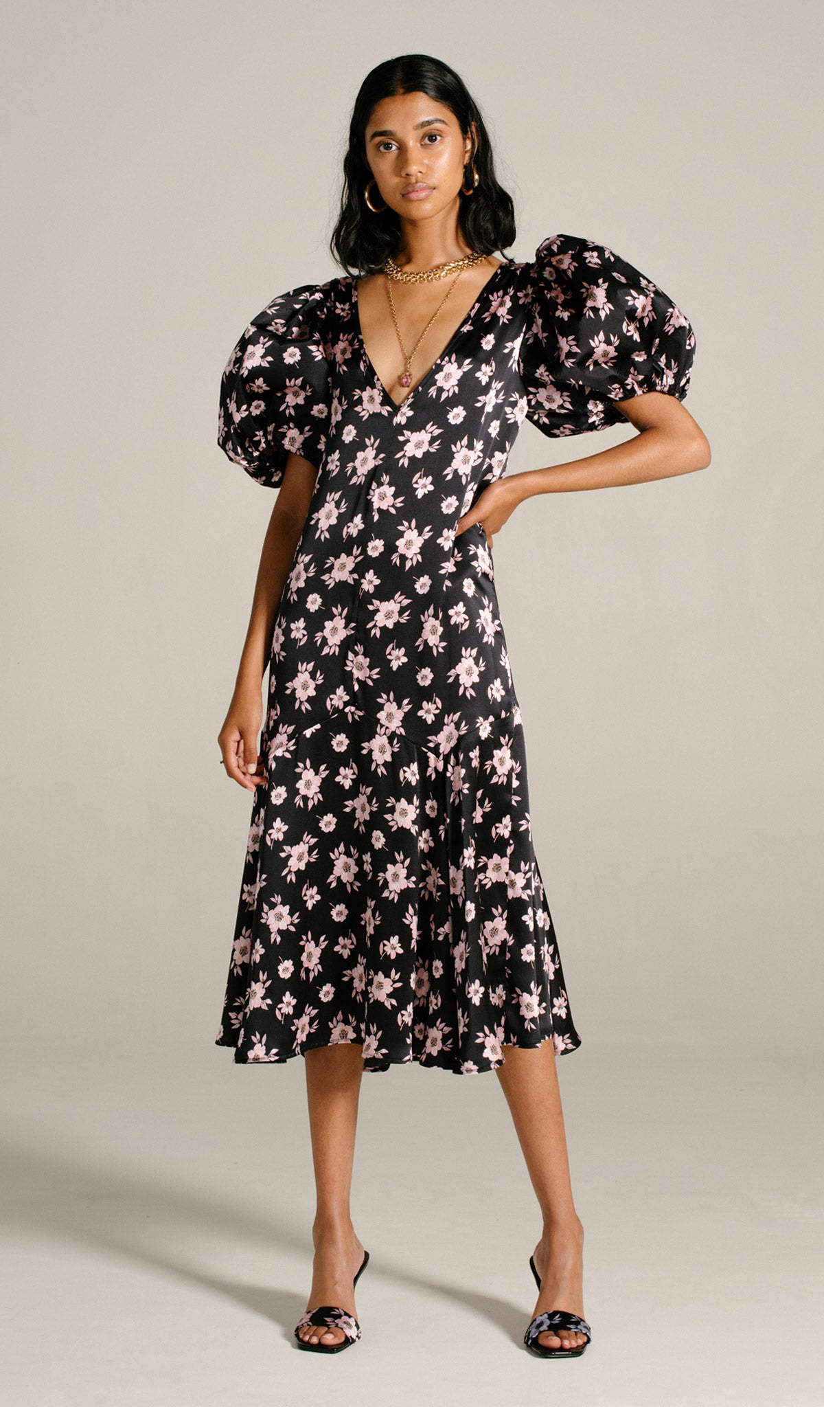 Cottage Floral Maxi Dress